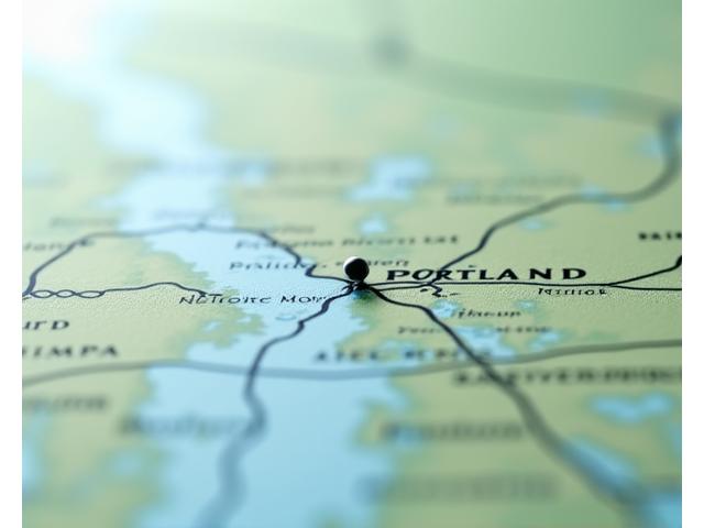 Placeholder map of Portland, Oregon